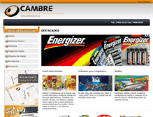 Tablet Screenshot of cambre.com.uy